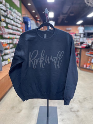 Black Out Rockwall Crewneck