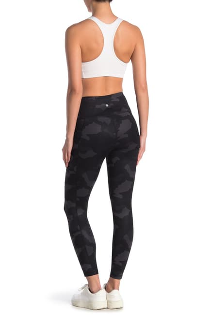 Camo Leggings with Mesh Inserts