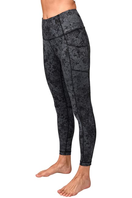 Lux Marble High Waisted Ankle Leggings