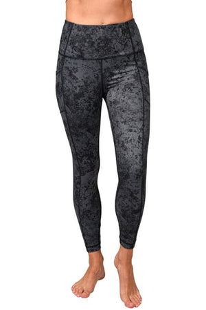 Lux Marble High Waisted Ankle Leggings