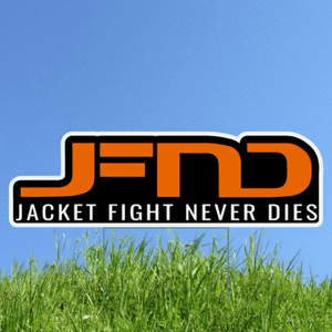 A2062 JFND JACKET FIGHT NEVER DIES LAWN SIGN