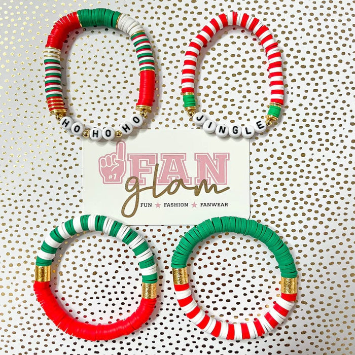 FanGlam Holiday Heishi Bracelet