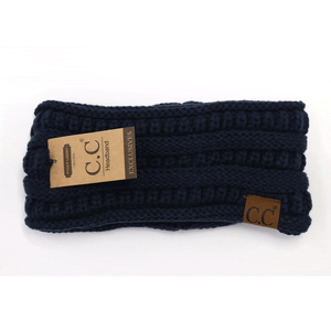 C.C. Beanie Solid Ribbed Headwrap