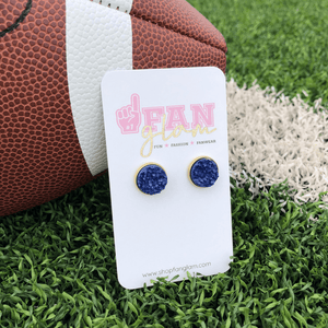 FanGlam Gameday Circle Stud Earrings