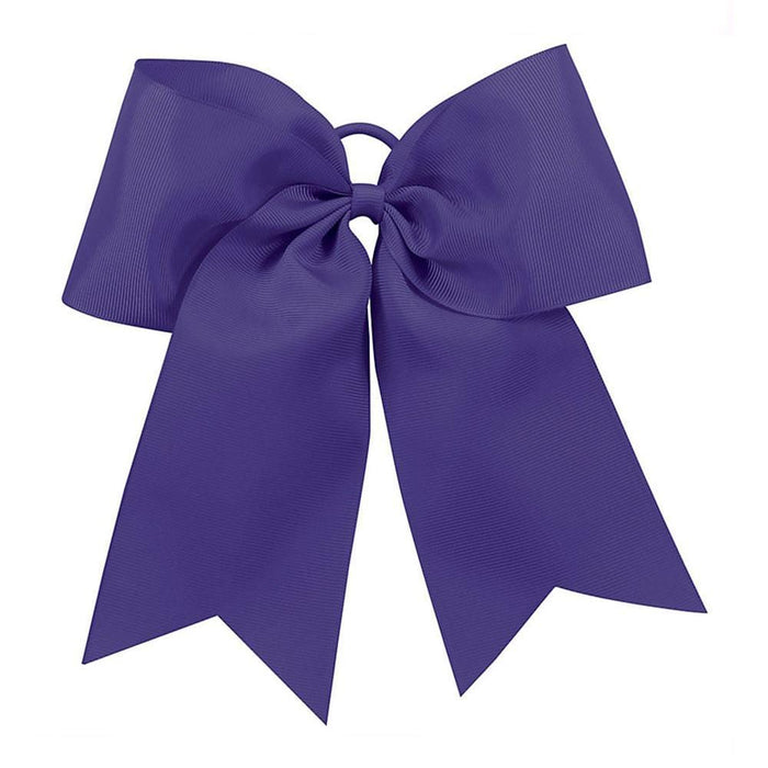 Purple Cheer Bow