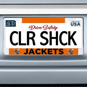 ROCKWALL YELLOW JACKETS LICENSE PLATE