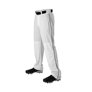 Alleson Youth Baseball Pants Open Bottom With Piping
