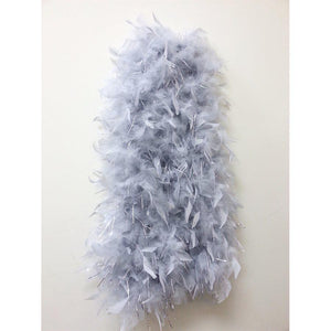 Feather Boa // Silver