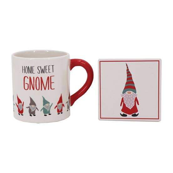 Home Sweet Gnome Mug & Coaster Set