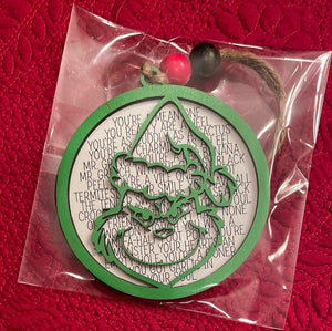 HLP Grinch Ornament