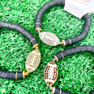 FanGlam Football Heishi Bracelet Collection