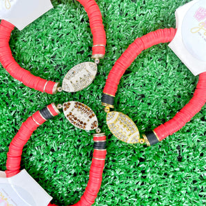 FanGlam Football Heishi Bracelet Collection