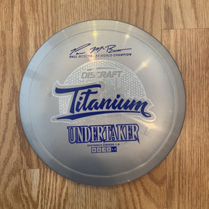 Titanium Undertaker Paul McBeth Signature Series BLUE 173