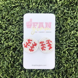 FanGlam Sports Ball Beaded Earrings
